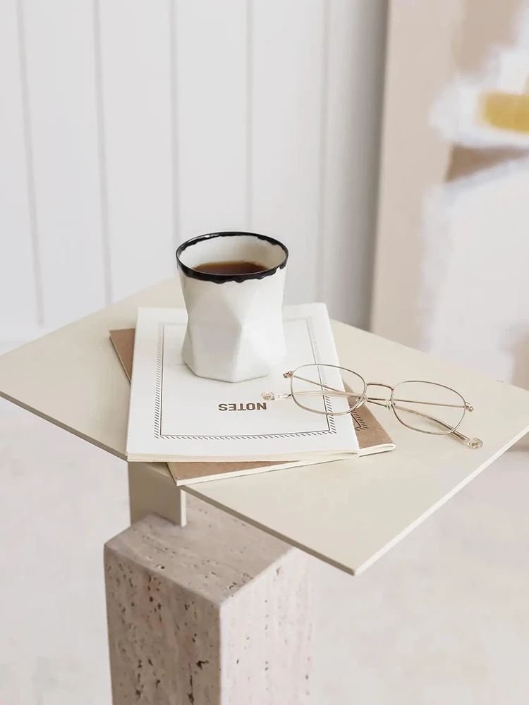 Nordic, living room sofa side table small coffee table