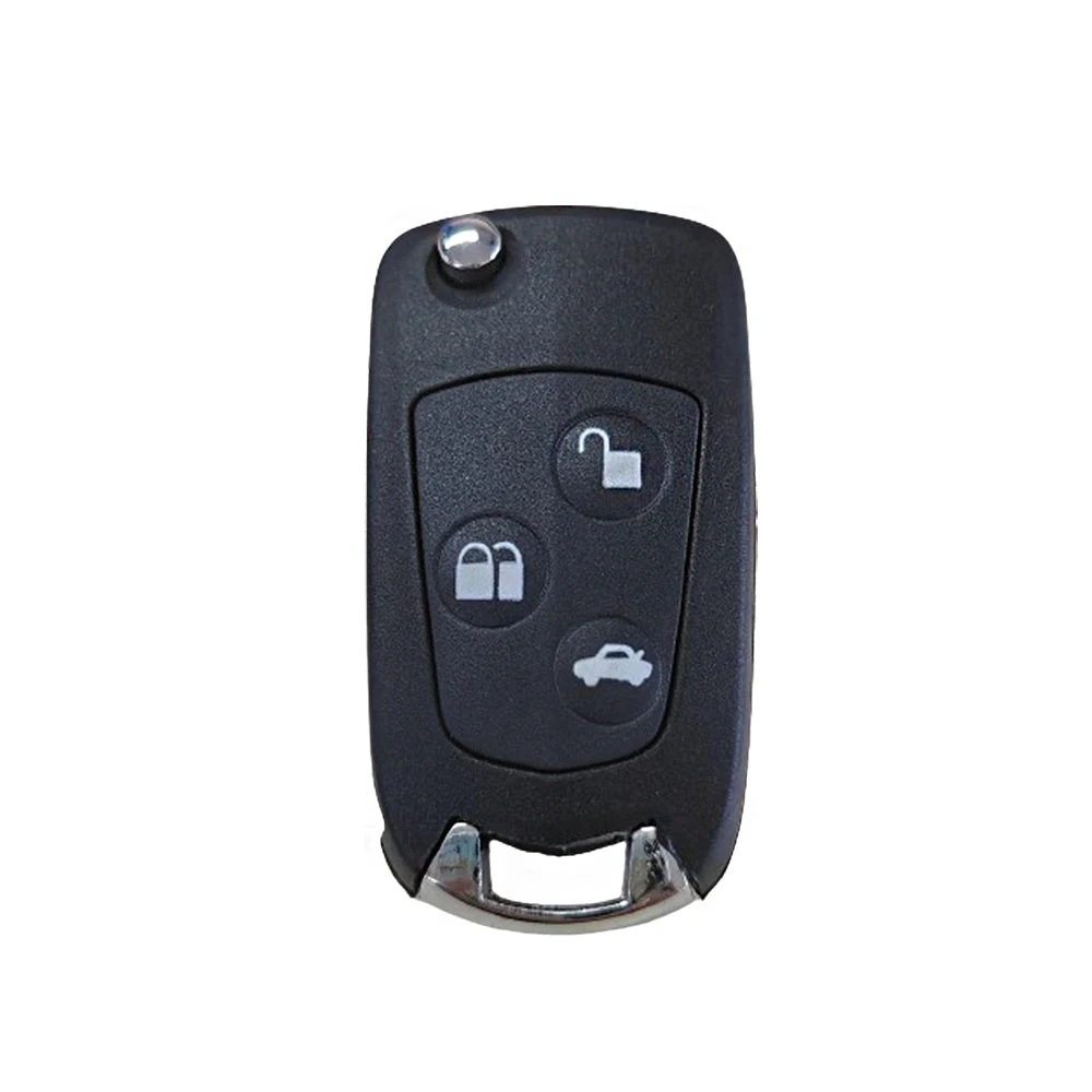 3 Buttons Fo21 Modified Flip Folding Car Remote Key Shell Fob Case For Ford Mondeo Focus Fusion Fiesta Galaxy Transit