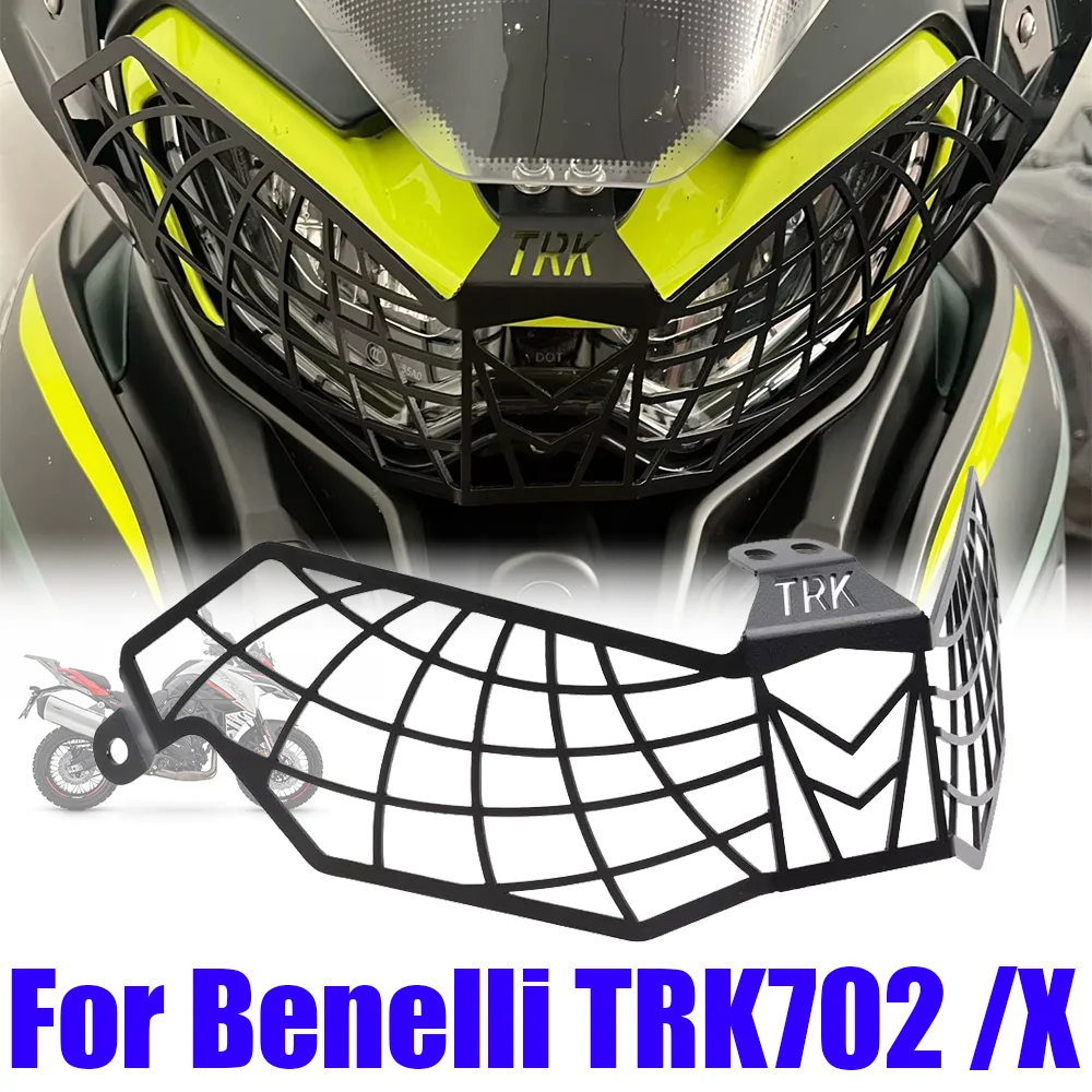Motorcycle Accessories Headlight Guard Protector Grille Protection Cover For Benelli TRK702X TRK702 TRK 702 X TRK 702X 2023 2024