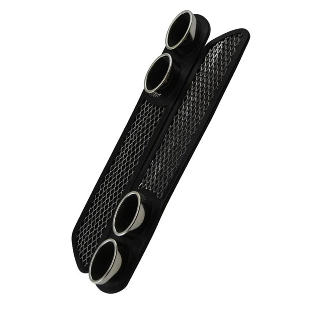 

1 Pair Car Sticker Decal Auto Decoration Air Outlet Fake Exhaust Tube Adhesive Vinyl Scratch Cover Bumper Roof Auto Accessories