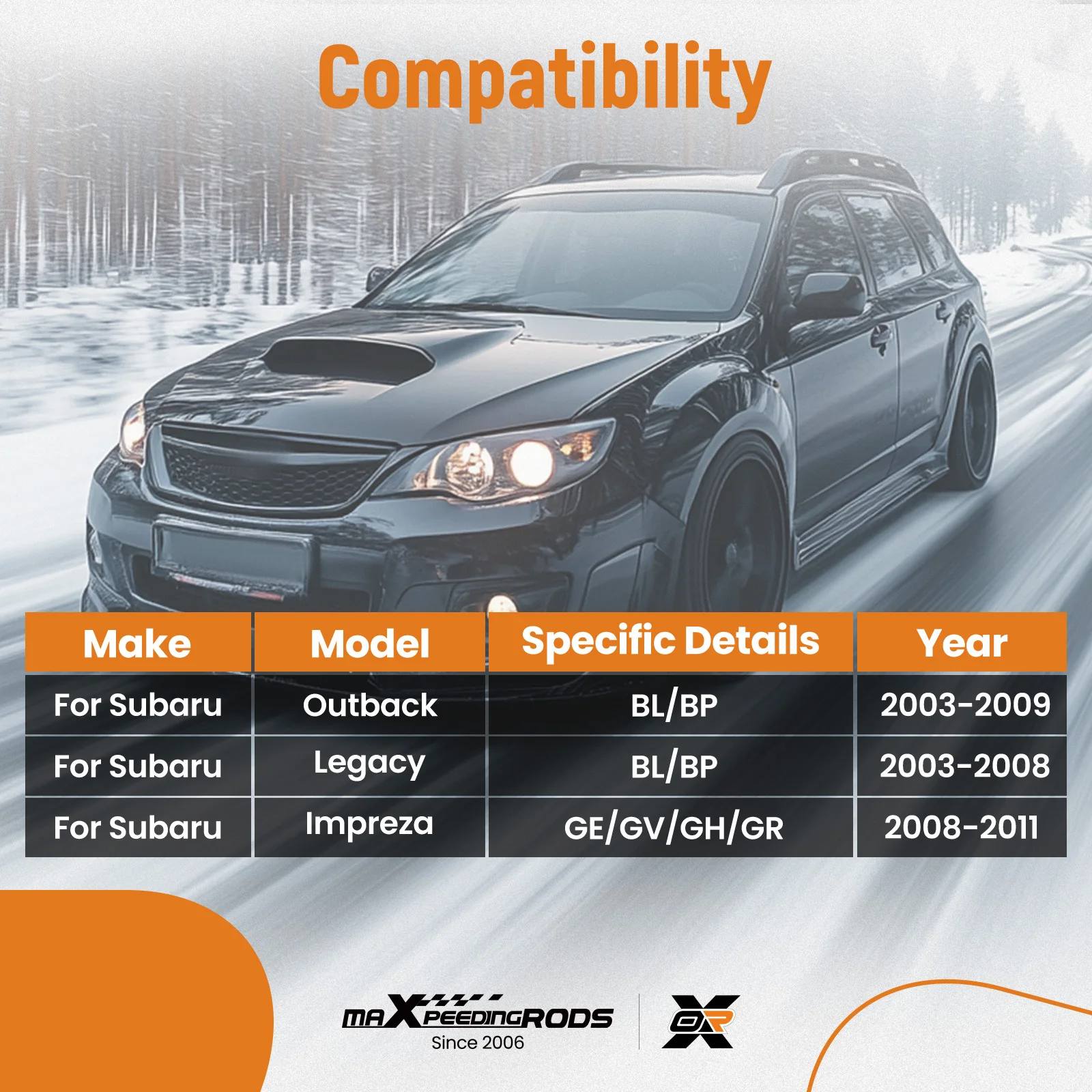 

Передние нижние рычаги подвески (левый и правый) для Subaru Impreza 2.5i Outback Sport 2008-2011 годов выпуска