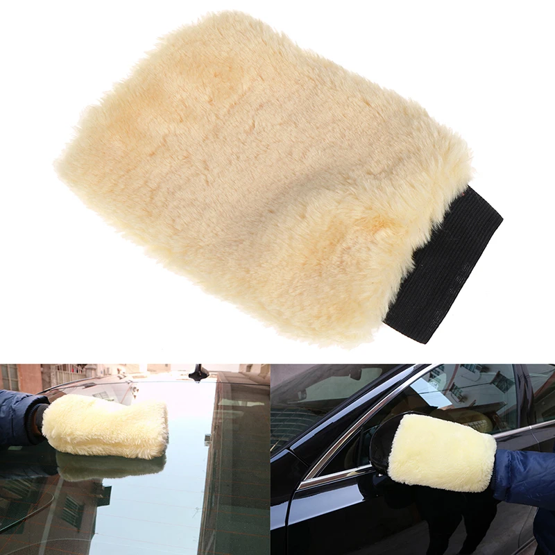 

New MicrofiberTools Auto Detailing Brushes Sponge Plush Mitt Car Wash Glove Mitten Washing Cleaning Brush