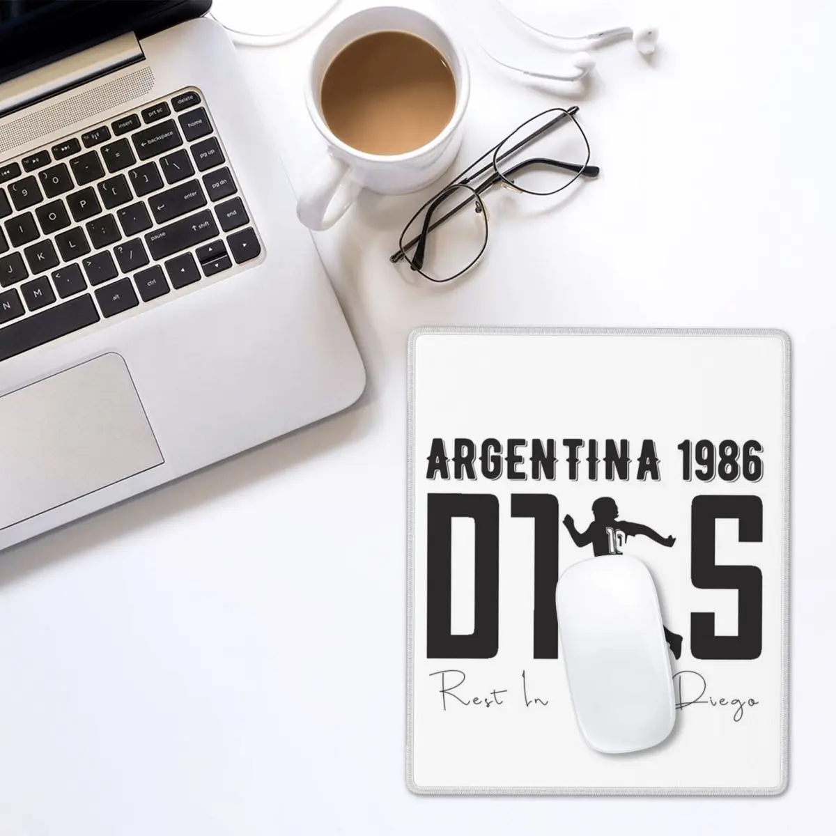 Diego Armando Maradona Argentina Football Soccer Legend Mouse Pad Gamer PC Laptop Mats Keyboard Computer Gaming Office Desk Mat