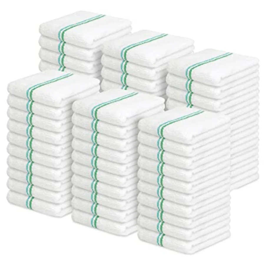 

Terry Bar Mop Towels Value Size 16"x19" Absorbent and Durable, Multipurpose Cleaning Rags, Cotton Cleaning Cloths, Terry Cloth