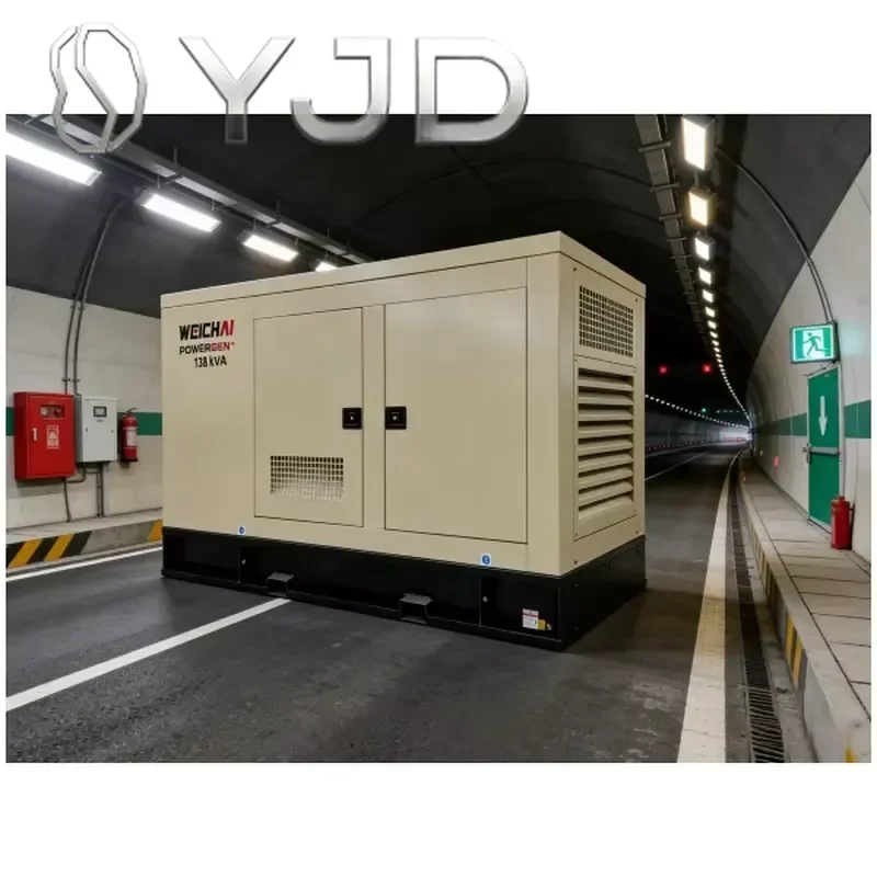YJD 50KW 100KVA Super Silent Diesel Generator Open Frame ATS  Selling Large Home Use