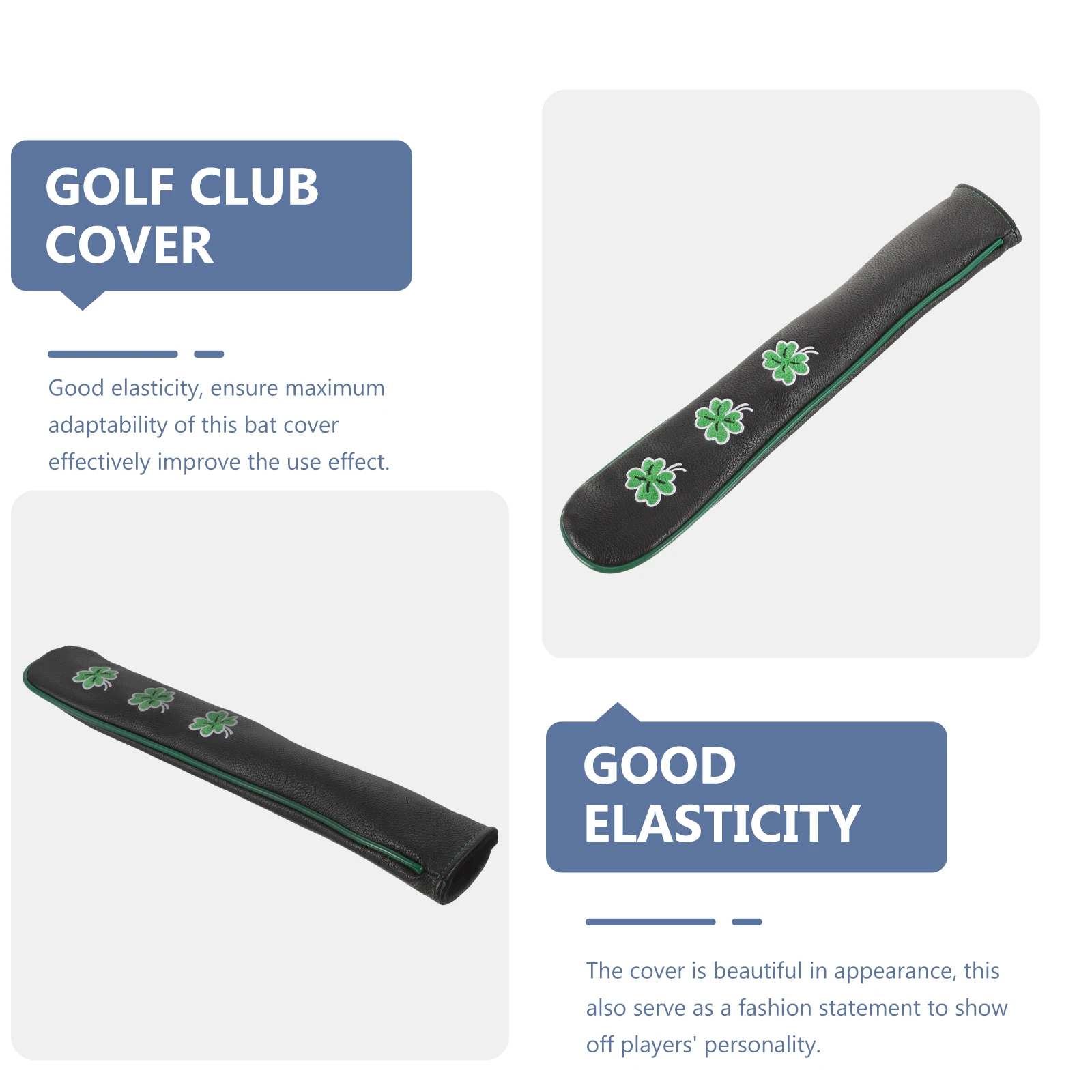 

Golfs Bat Cover Protective Baseball Portable Holder PU Comfortable Material Good Elasticity Scratch Damage Wear Retro