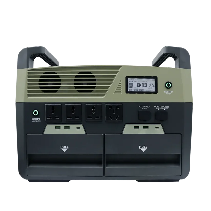 110V/220V 3600WH3200W AC output Outdoor Power Station with APP and removable battery module portable power station