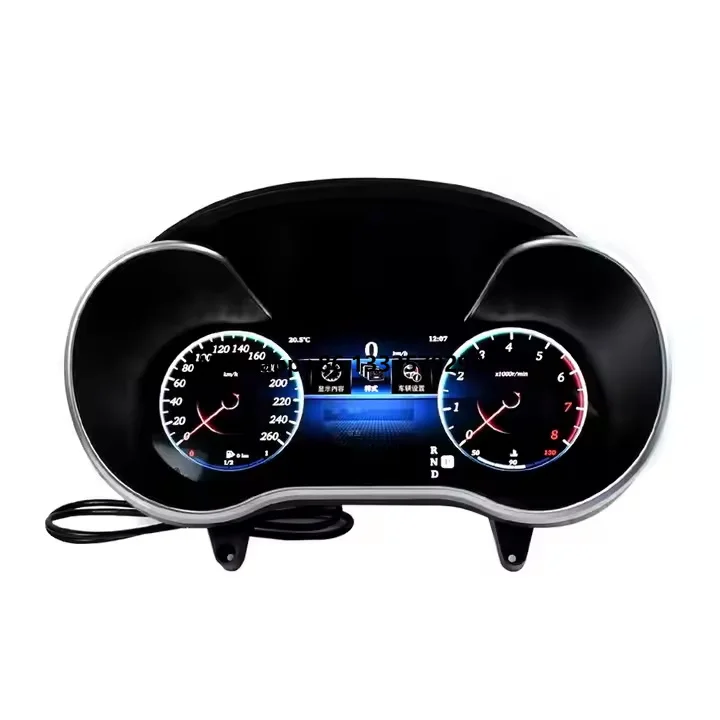 

12.3 Inch Car LCD Digital Cluster Dashboard Player Stereo Virtual Speedometers Head Unit For Mercedes Benz C/GLC W205 2015-2018