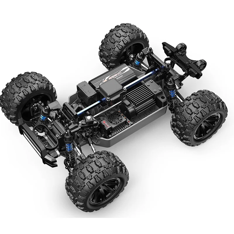 New Stock MJX 12122 Remote Control Car 1/12 Brushless Metal Hydraulic Chrome Steel Motor Teeth Simulation Alloy Miniature
