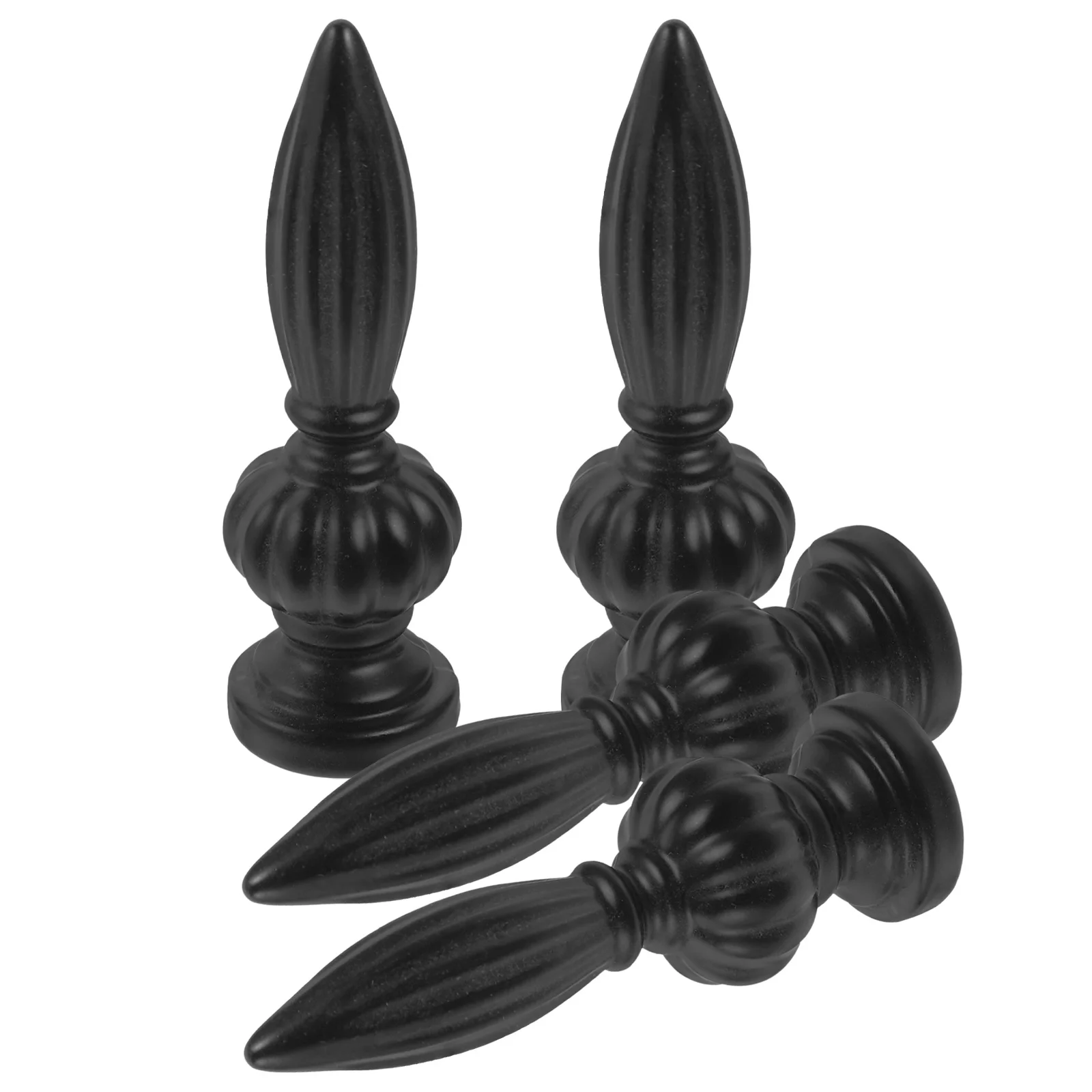 

4Pcs Lamp Finial Light Screw Caps Vintage Metal Lampshade Holder Easy Install Decorative Lamp Accessories for Table Floor Lamps