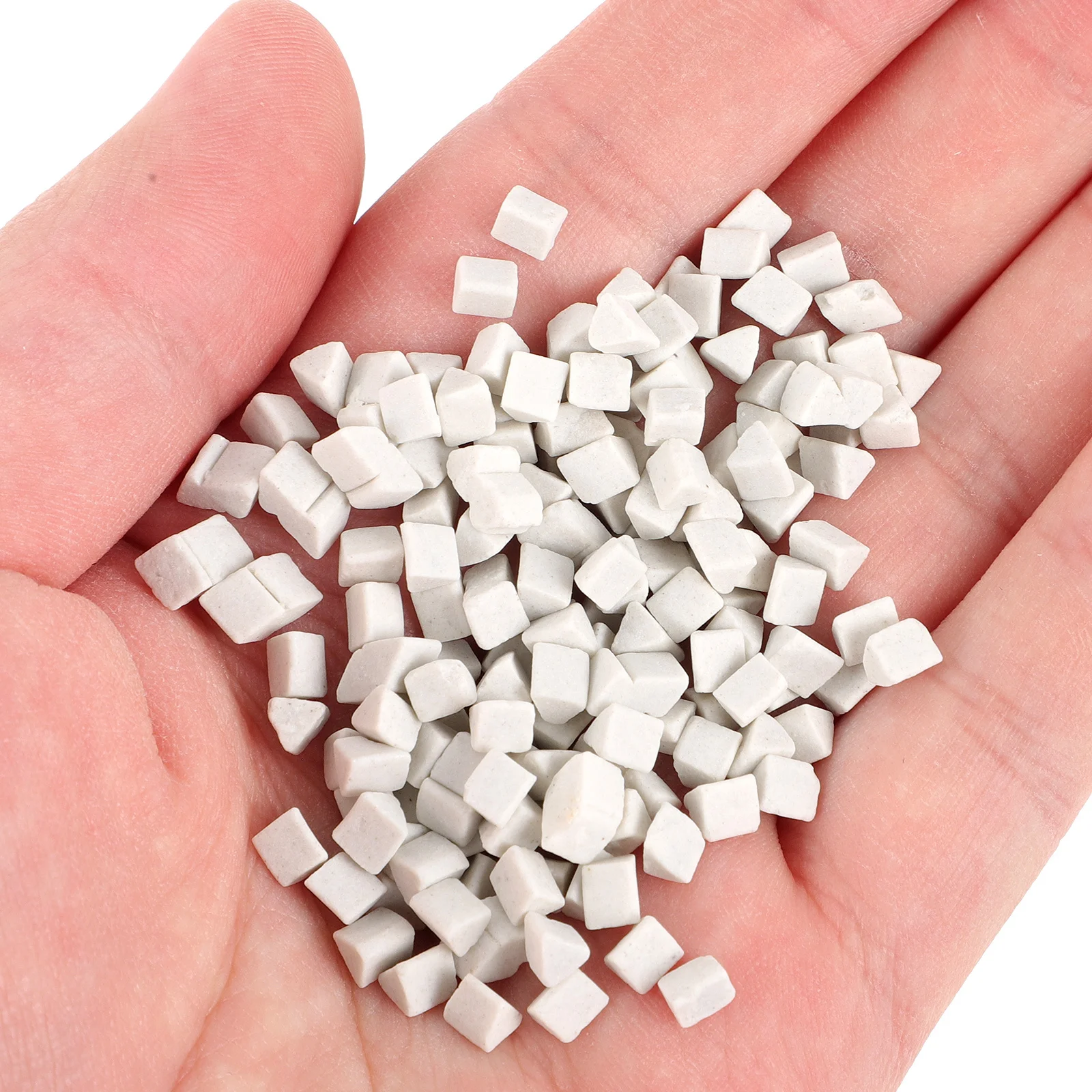 

1Set Durable Ceramic Triangle Abrasive Jewelry Buffing Polishing Media DIY Craft Tumbling Abrasive Fine Grinding