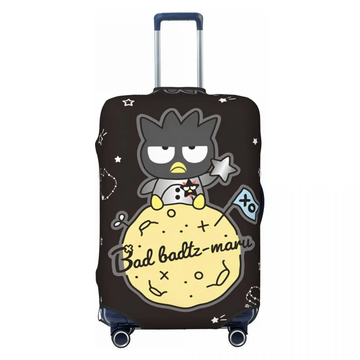 

Bad Badtz Maru Anime Animal Suitcase Cover Business Flight Useful Luggage Supplies Protector