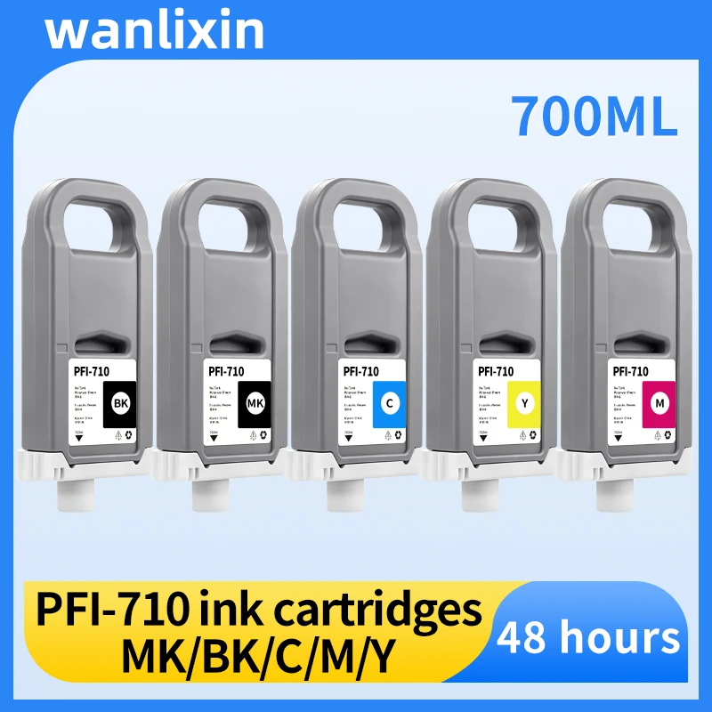 PFI-710 PFI710 PFI 710 Ink Cartridge Compatible For Canon TX2000 TX3000 TX4000 TX2100 TX3100 TX4100 With Pigment ink Cartridge