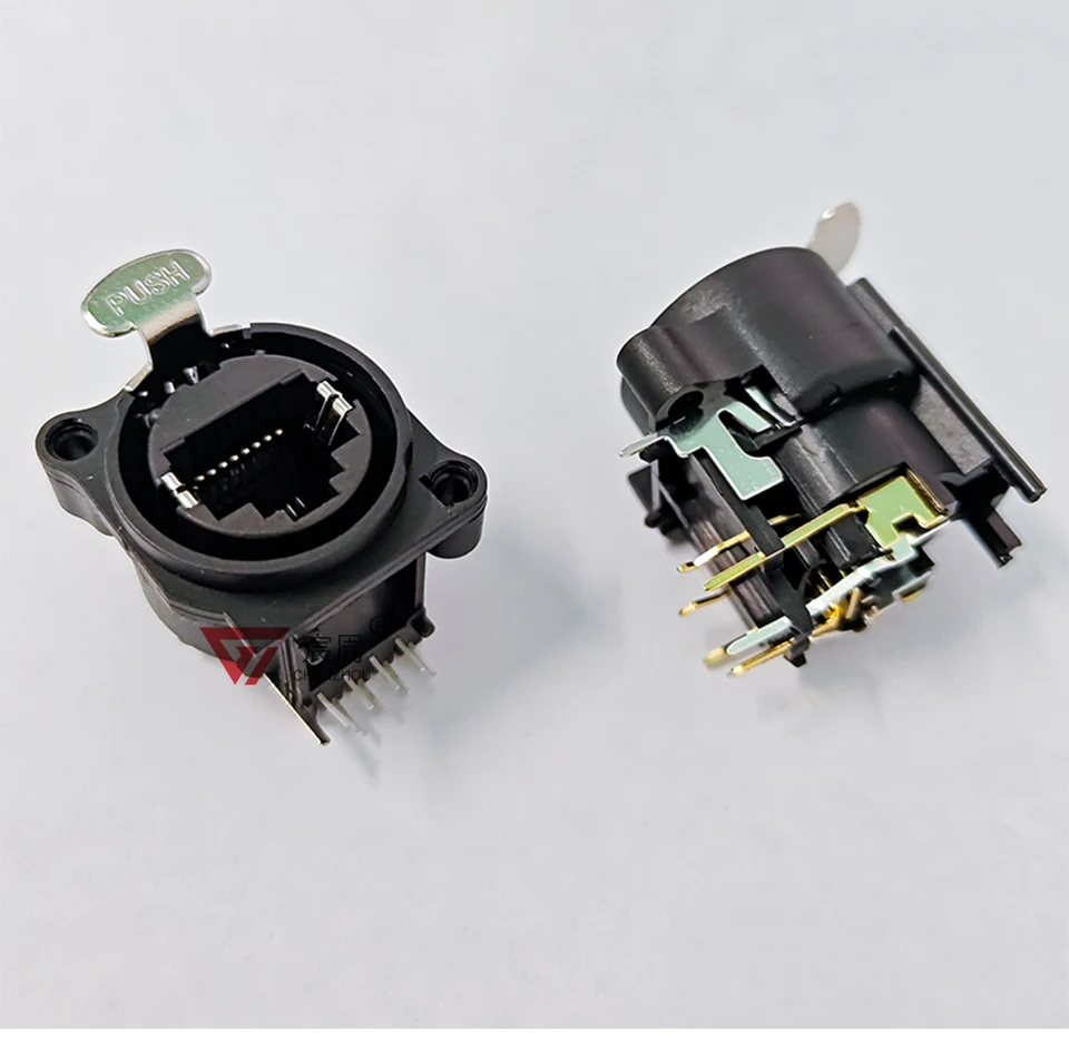10 Stück 6,35 mm vergoldete XLR-Buchsensteckverbinder für die Panelmontage von Chassis-Steckverbindern von Mikrofon-/Mikrofon-/Audio-/Videosystemen – Detail 1