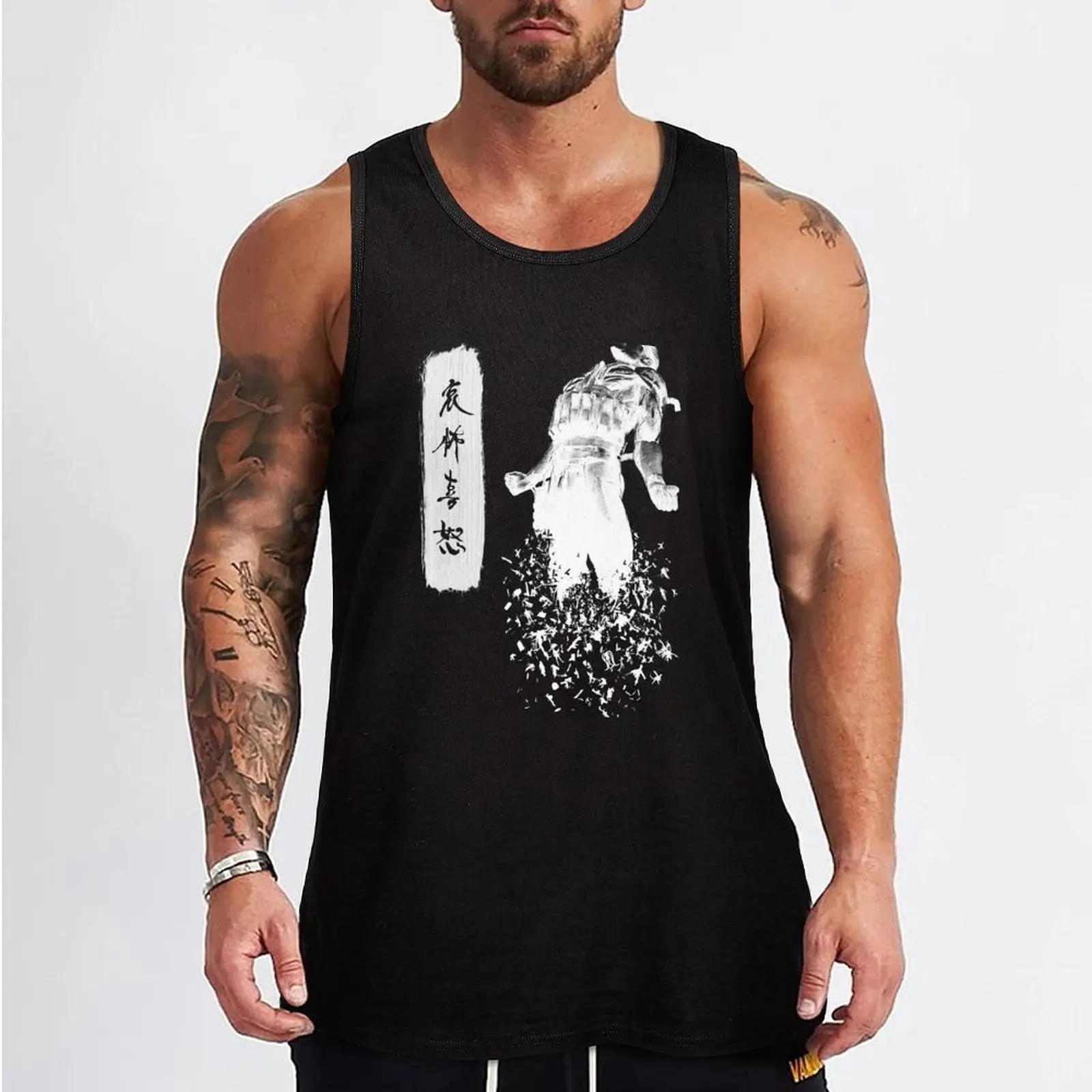 Metal Gear Solid 4 - Dissolving Snake Tank Top bodybuilding man T-shirt for fitness new in tops & t-shirt