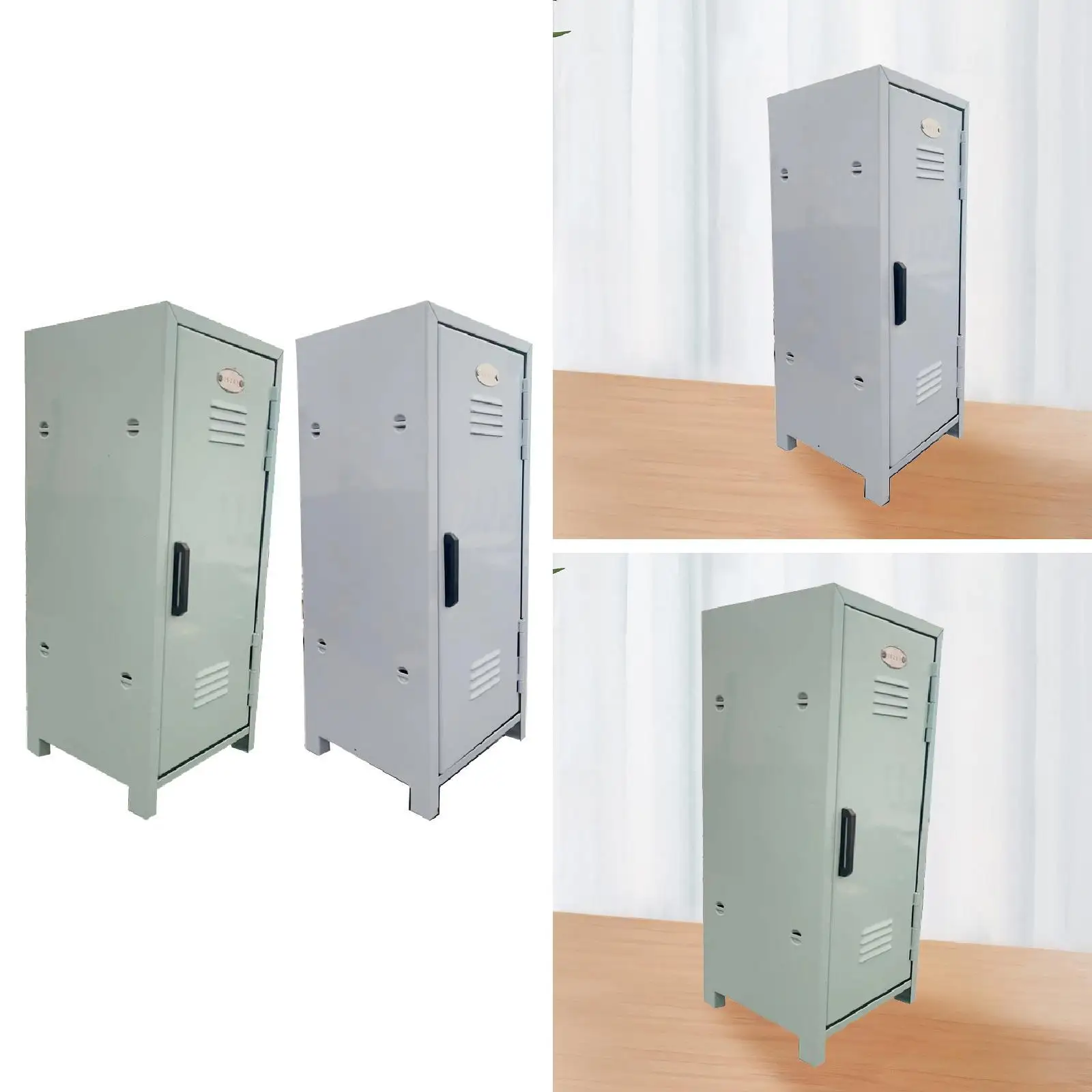 خزانة خزانة صغيرة منظمة منزلية صندوق تخزين قابل للتكديس #4