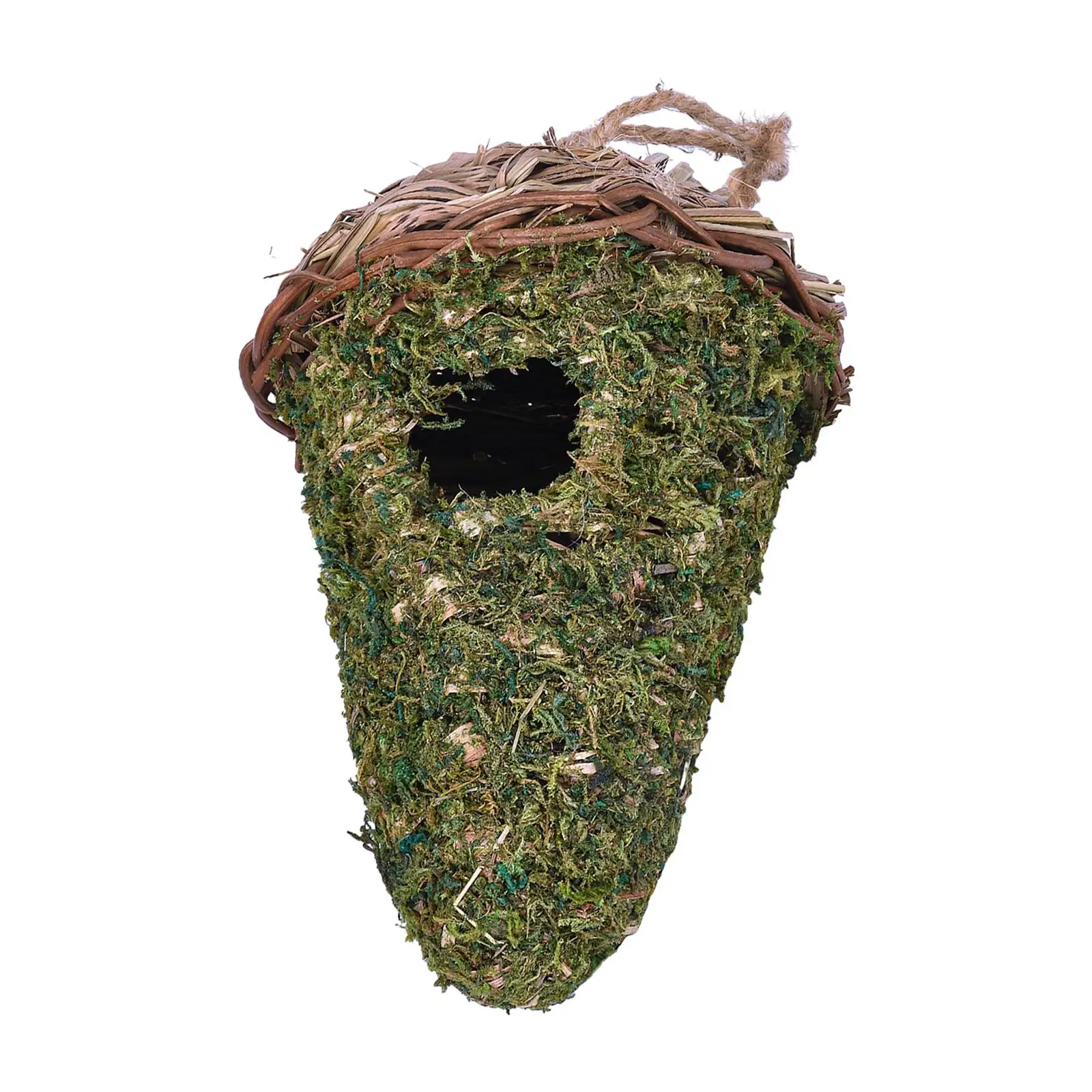 Bird House Hummingbird Nest Outside Hanging Cozy Resting Place Hand Woven Woven Birdhouse for Garden Yard Outdoor Patio Decor