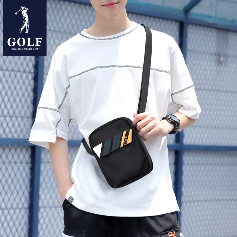 GOLF shoulder bag men's  tide messenger bag camouflage leisure fashion sports mini mobile phone bag men