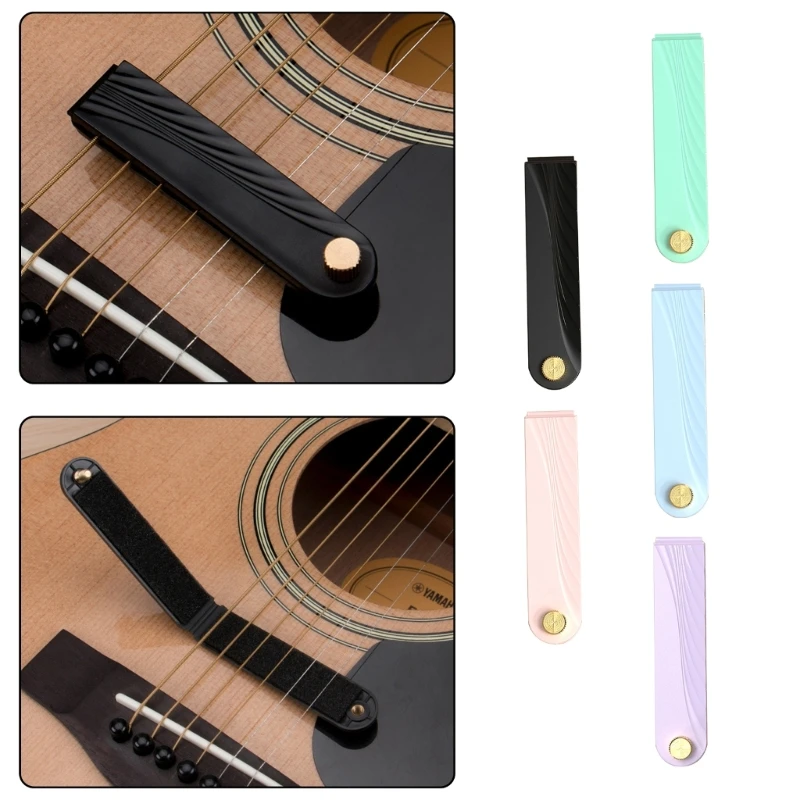 Practical Guitar Silencers Mute Pad Guitar String Dampener Muter Guitar Fretboard Silences Pad Training Tool Easy to Use