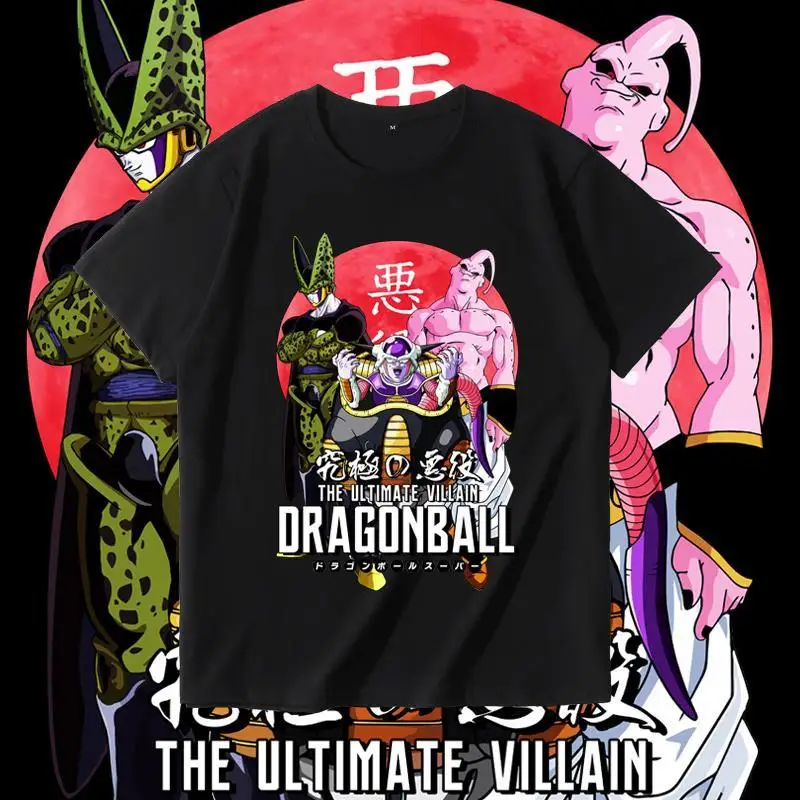 

Мужская футболка Dragon Ball Tide Brand Joint Magic Man Buo Frisa Shalu Dragon Ball Супер короткий рукав Ins Свободный рукав с половиной рукава Лето