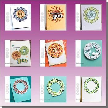 Série de fundo de quadro multicamadas 2023 novo corte de metal morrer é usado para diy scrapbook modelo álbum processo de carimbo em relevo pa