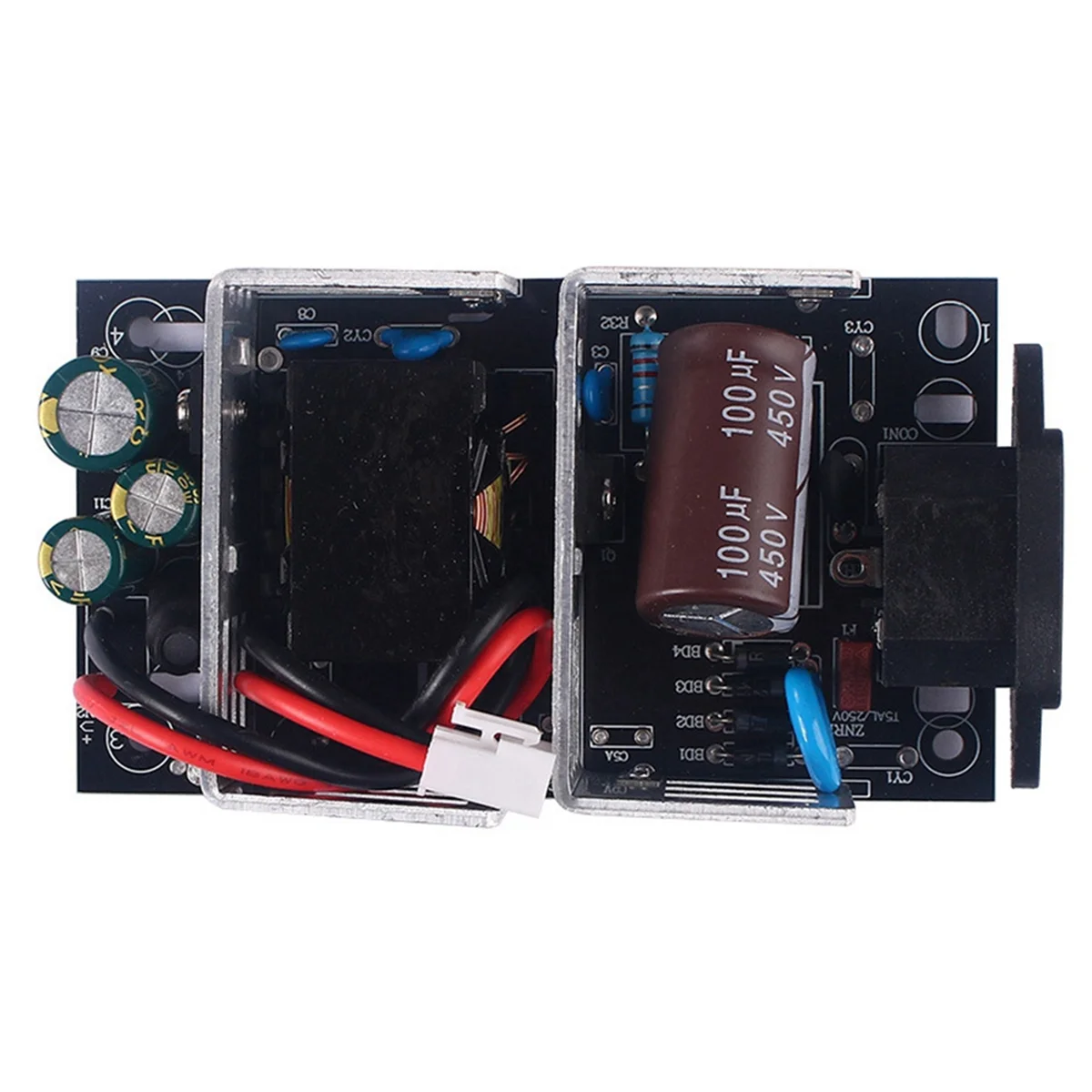 Módulo de alimentación de interruptor POE, interruptor de monitoreo, placa Base, placa desnuda AC220V a DC15V 6.3A 96W