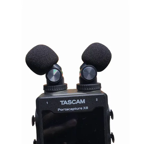 Imagen 2 del producto Parabrisas de micrófono peludo de gato Pop FilteDead, cubierta de esponja para interiores, para Tascam DR40 Dr40X DR07 DR07X X8, parabrisas de espuma