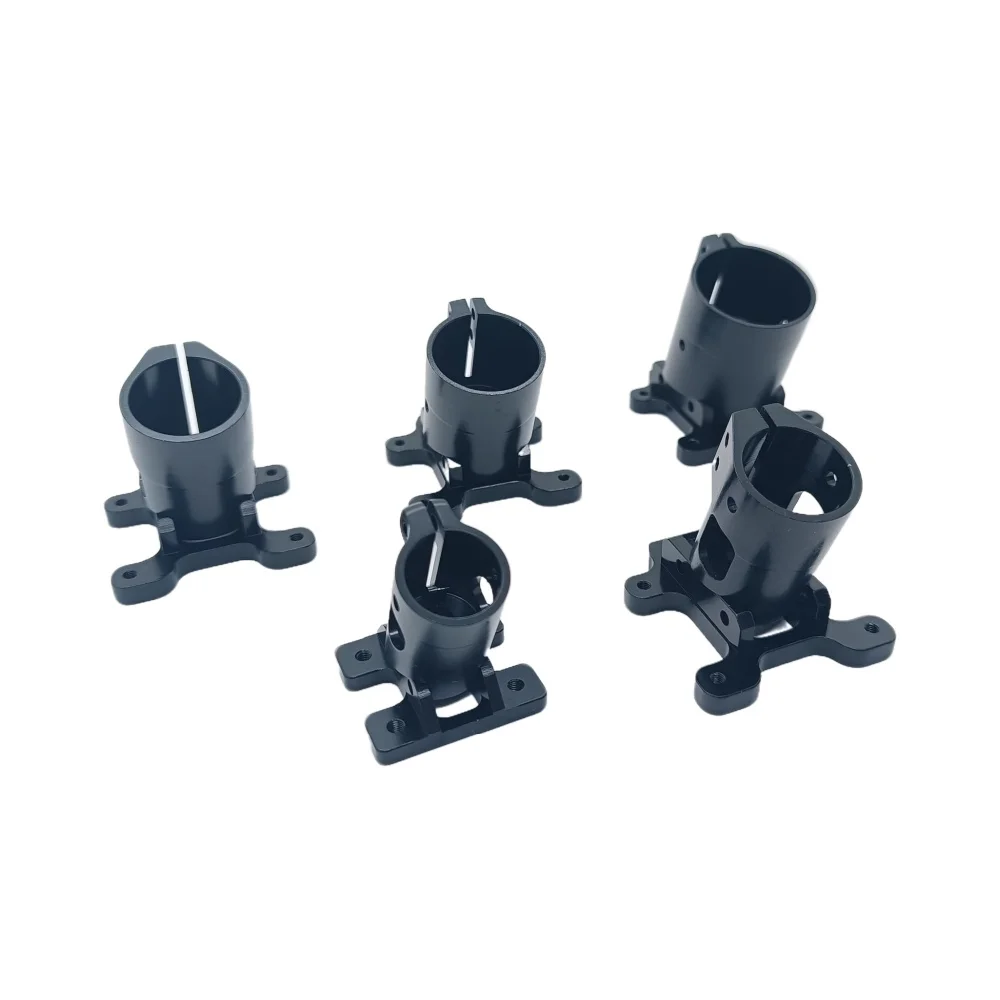 1PC Multi axis uav parts aluminum alloy carbon tube connection foot mount fixing parts 16mm 20mm 22mm 25mm black