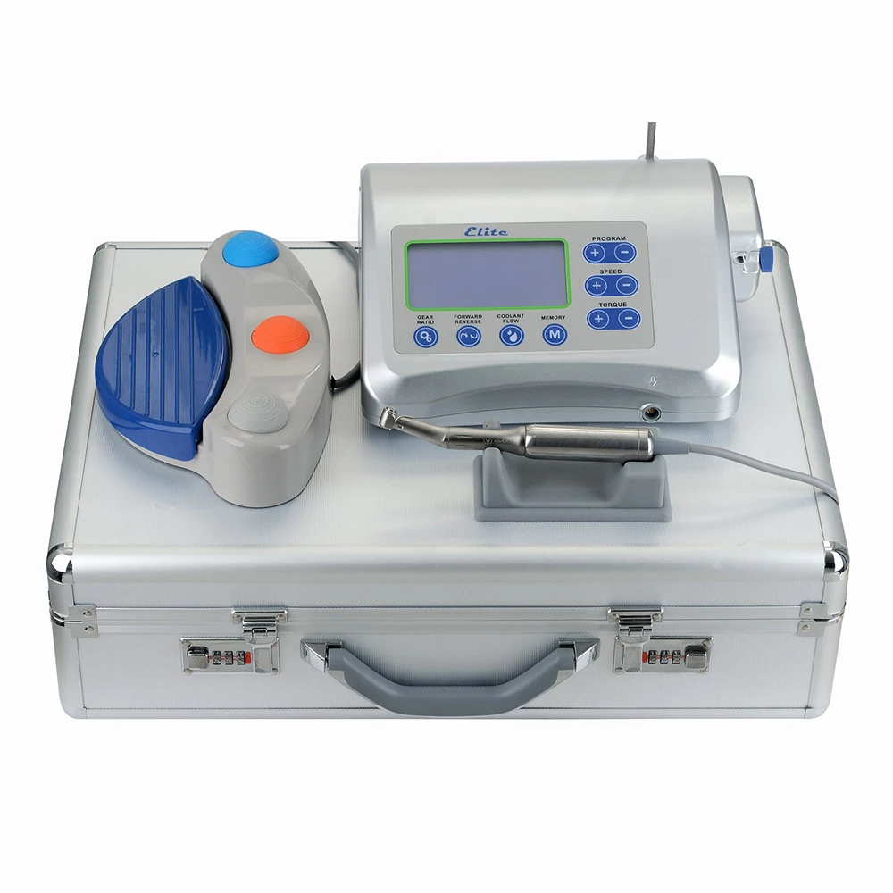 Dental Implant Machine System Surgical Brushless Drill Motor with 20:1 Reduction Contra Angle Handpiece