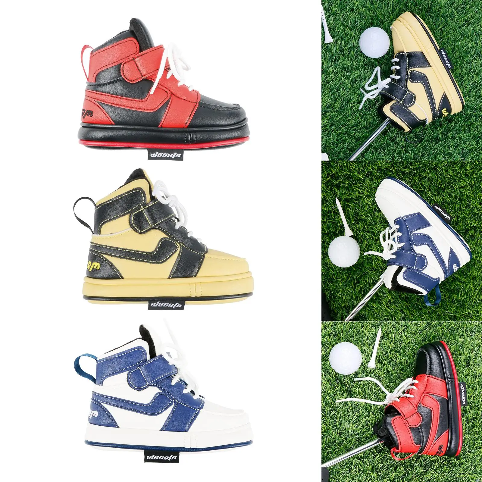 Golf Club Head Cover Anti Scratch Sneakers Shaped Golf Putter Headcover