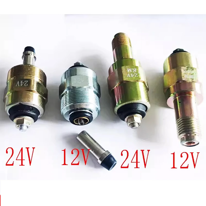 

12V 24V Solenoid Valve Assembly 0330001015 0330001016 03300010189 461610533 Diesel Fuel Shut-off Solenoid for Renault
