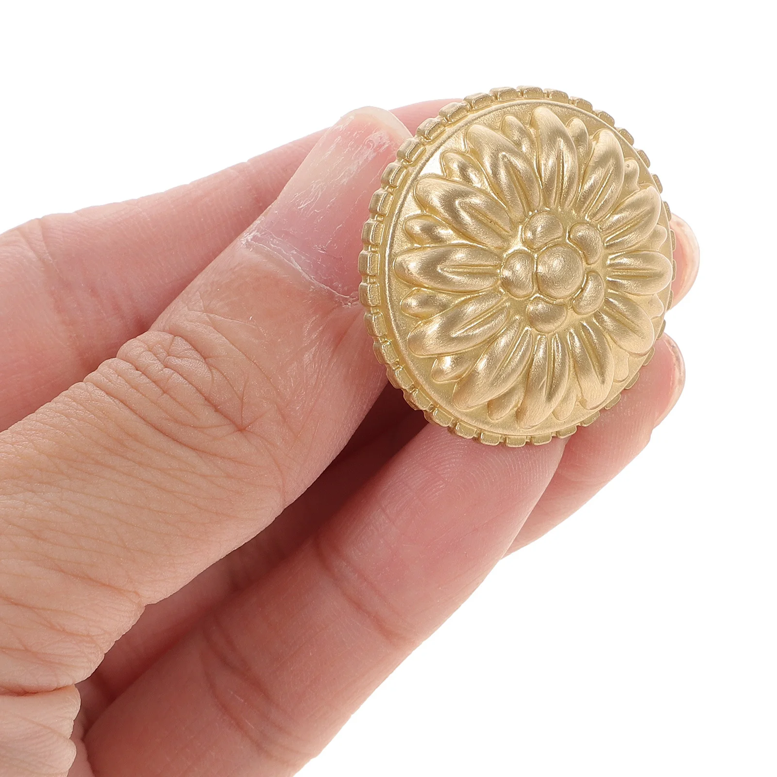 مقبض كابينة نحاسي فاخر، مقبض درج دائري ساطع وحديث لخزانة الملابس، خزانة الأثاث، سحب مزخرف فردي #4