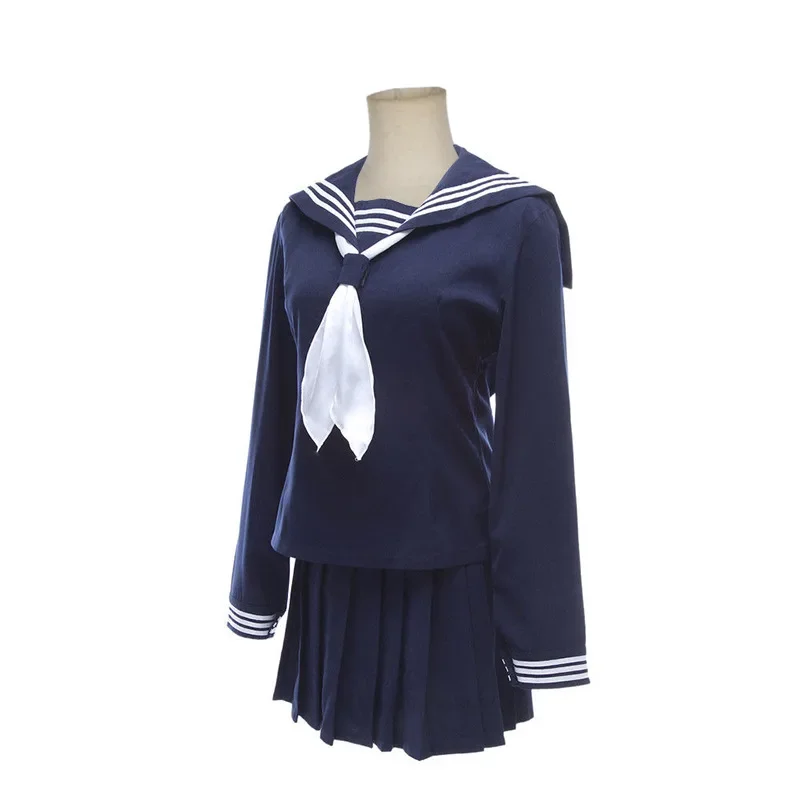 Anime TIGER X DRAGON Aisaka Taiga Cosplay Costume Full Sets Adult Women School Uniform Navy JK Sailor Suit