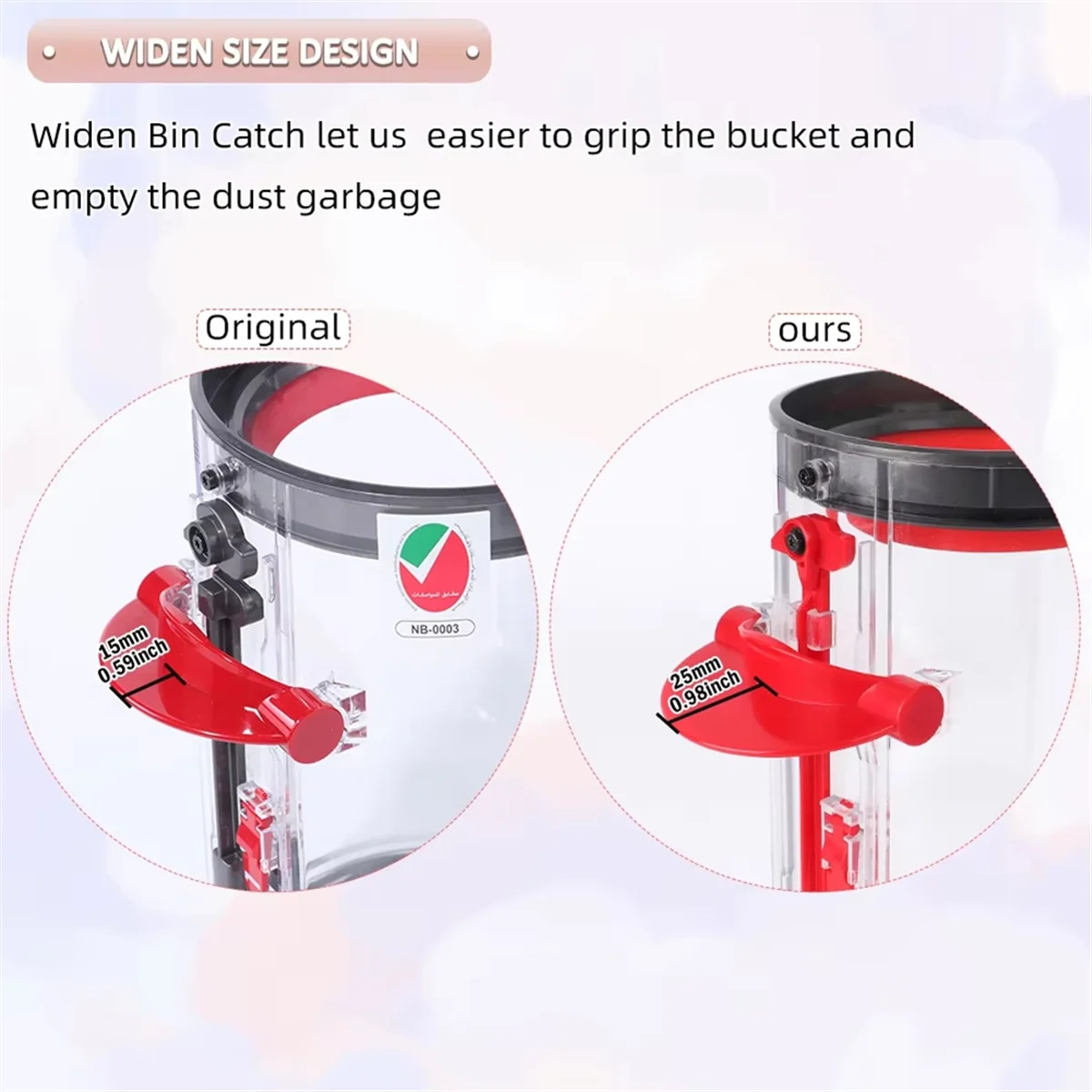 QA88X Большая канистра для пылесборника для пылесоса Dyson V11, беспроводной большой длинный прозрачный сменный ведро с крутящим моментом для животных