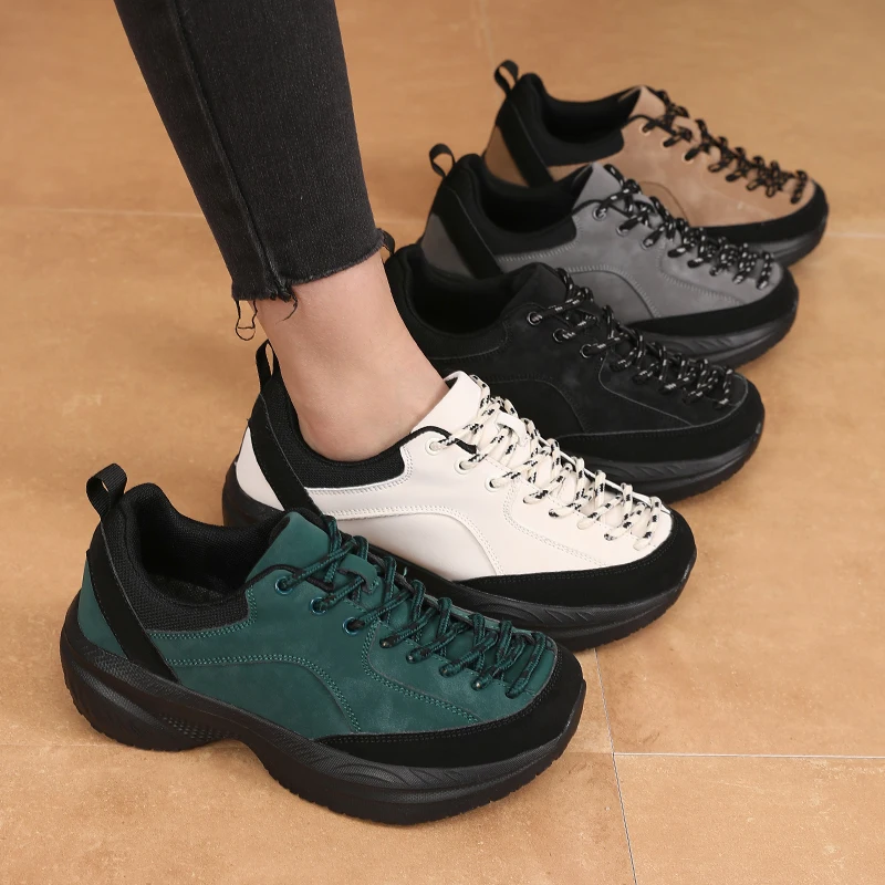 2026 Neue Damen Breite Schuhe Minimalistische Barfuß-Sneaker Zero Drop Laufschuhe Breite Zehenkappe Rutschfeste Outdoor-Wanderschuhe