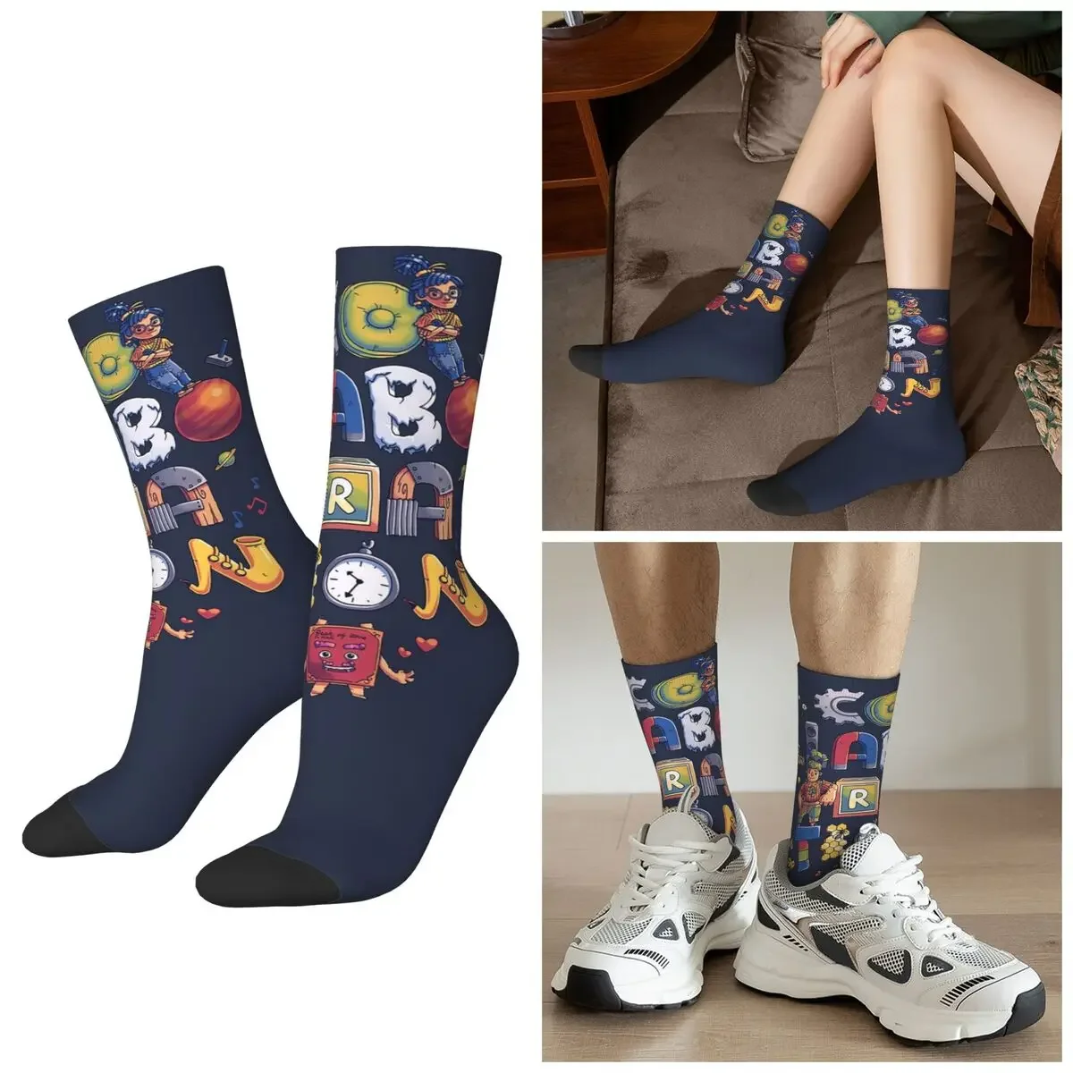 

All Seasons Collaboration Cody, May, It Takes Two Socks Crew Socks High Quality Stockings for Men Women Valentine's Day Gifts