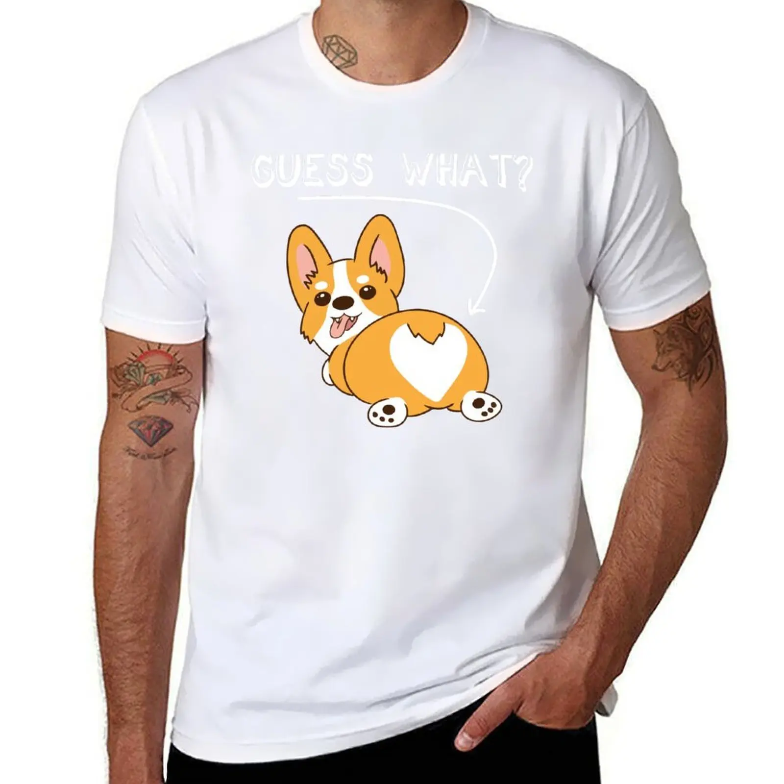 

Corgi T-Shirt man t shirt luxury man t shirt cotton T-Shirt