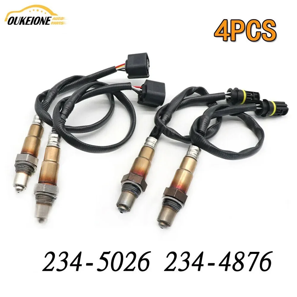 

Auto Parts 4Pcs Oxygen Sensor Upstream Downstream O2 Lambda for BMW 550i 11-15 650i 750i Alpina B6 X5 234-5026 234-4876