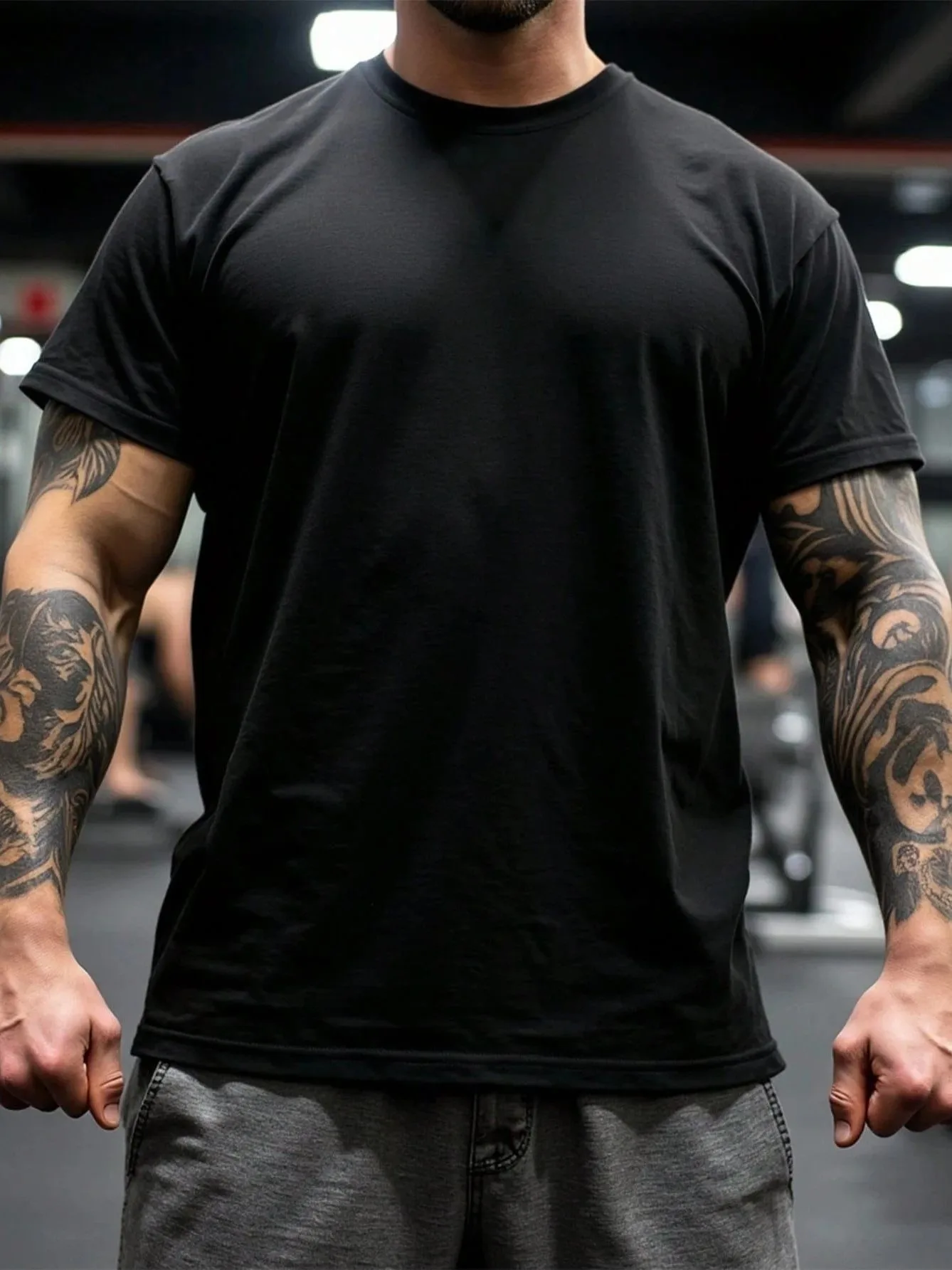 

Мужская футболка с 3D цифровой печатью, модная, городская, облегающая, с круглым вырезом, повседневная, из полиэстера, на все сезоны, универсальная.