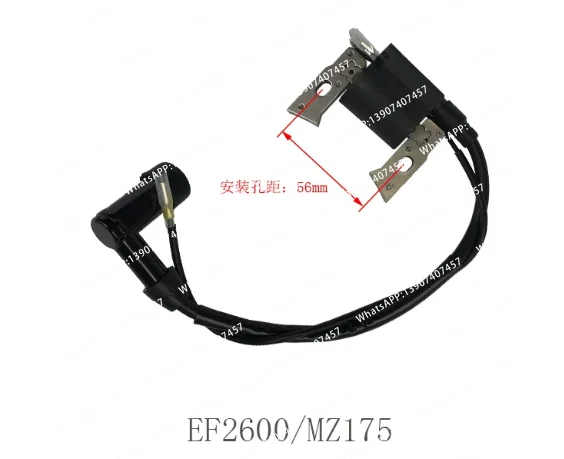 EF2600 MZ175 166F 4 Stroke Engine Ignition Coil For Generator.Pump.Tiller.Chipper.Mower.Cultivator.Garden Tool