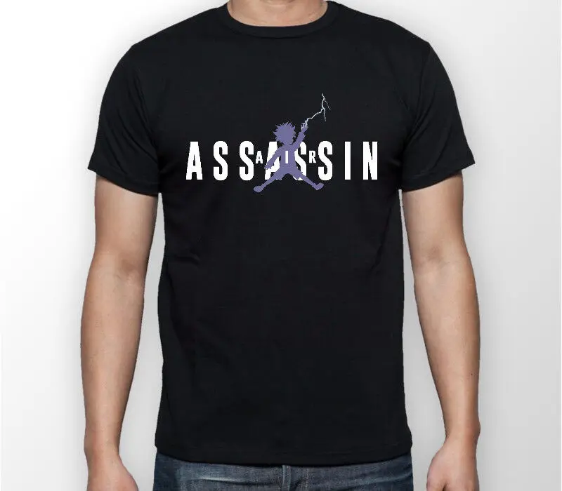 Air Assassin Killua Hunter X Hunter HXH Anime Unisex Tshirt T-Shirt Tee ALL SIZE