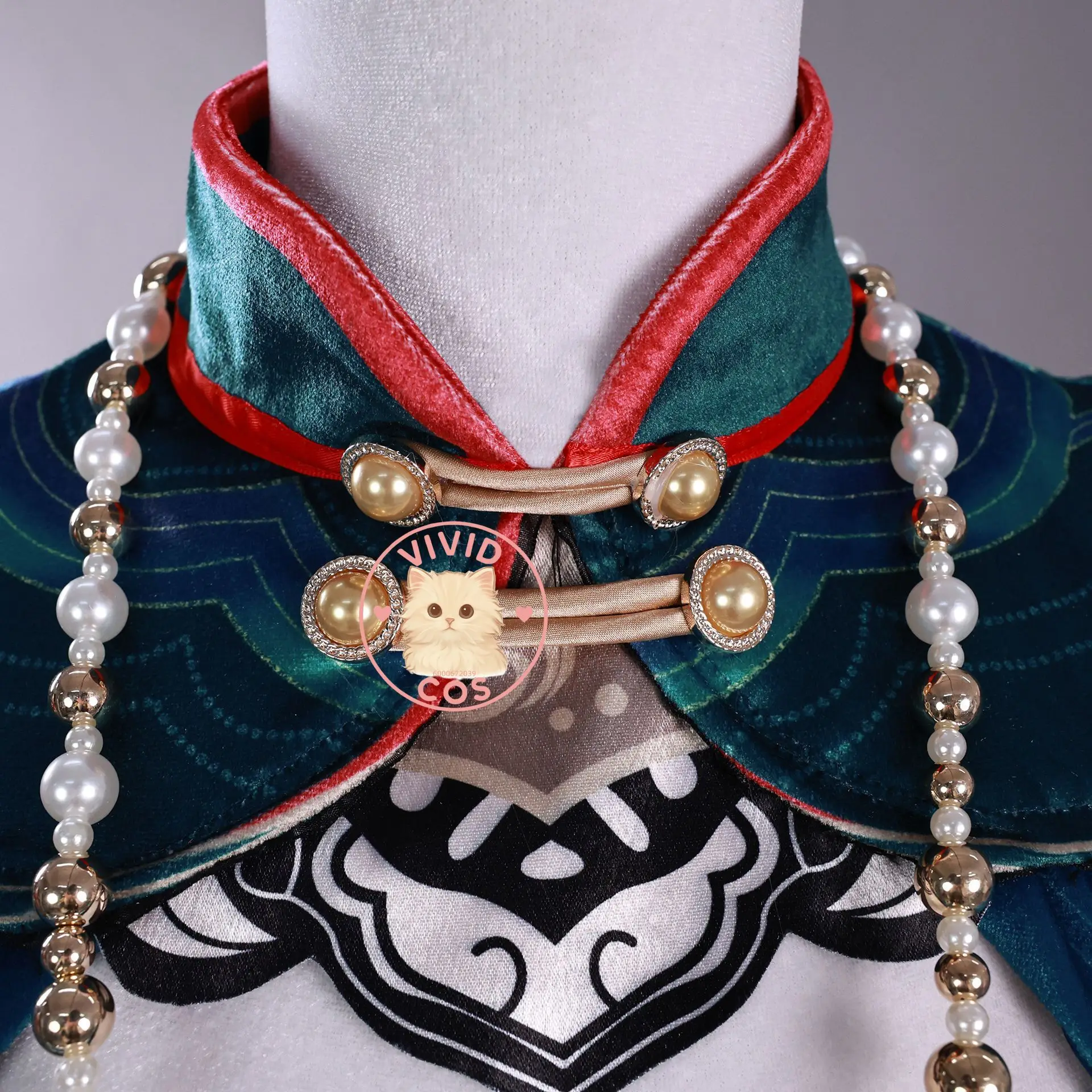 Game Naraka: Bladepoint Tessa Cosplay Role Play Anime Costume Sexy Dark Green Cheongsam Dress for Women Comic Con Suit Wig Shoes