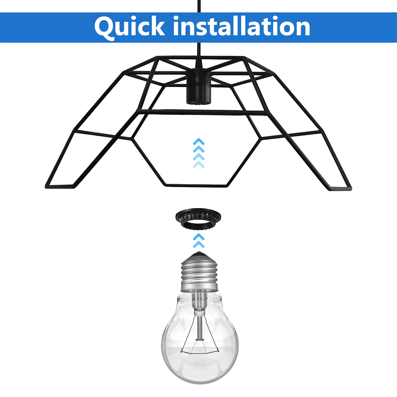 

4pcs Lamp Shade Adapter Ring Light Socket Collar Ring Retaining Rings For Pendant Table Floor Lamps Heat Resistant Durable Easy