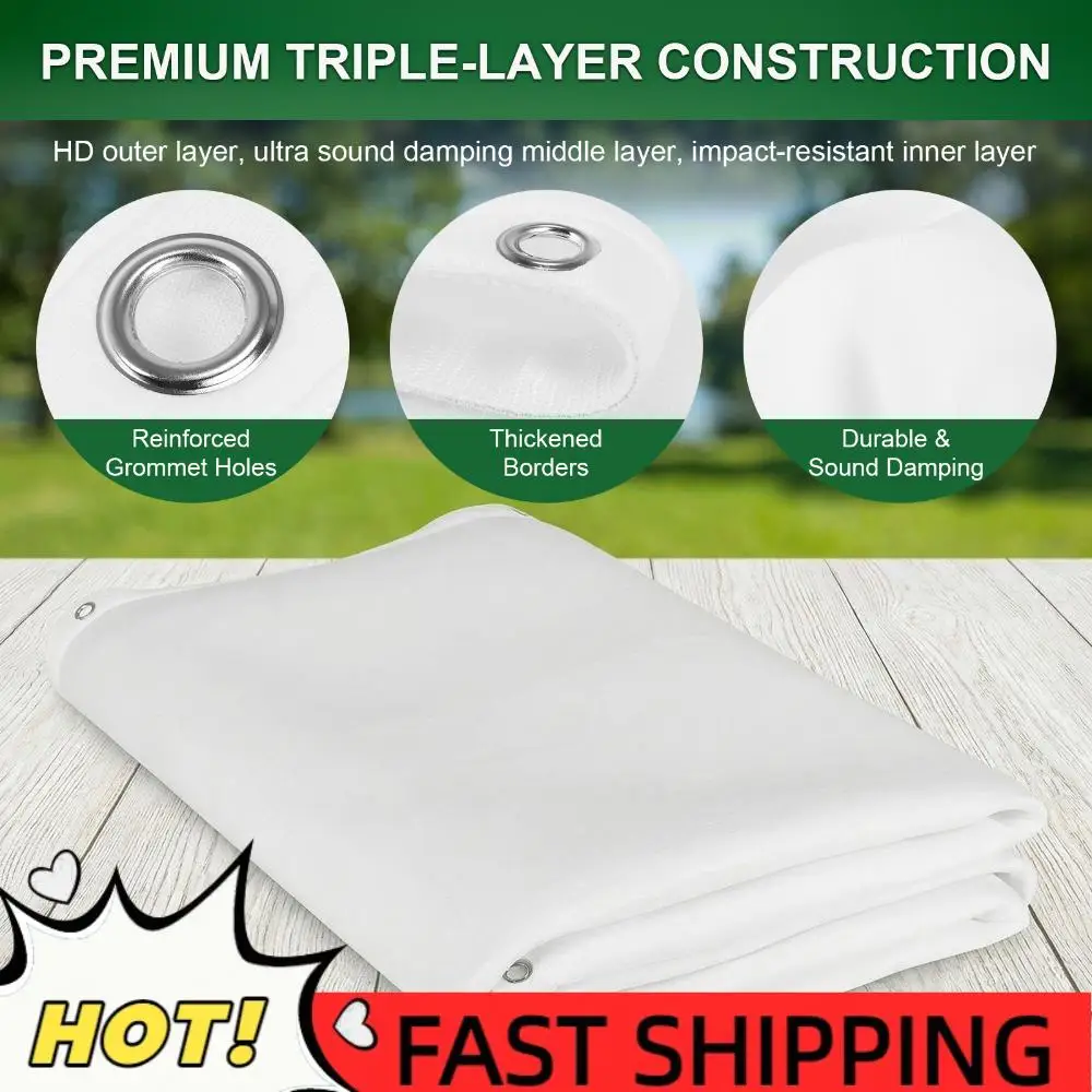 

Golf Simulator Impact Screen with Bungee Cords Golf Impact Practice Display for Training Indoor/Outdoor