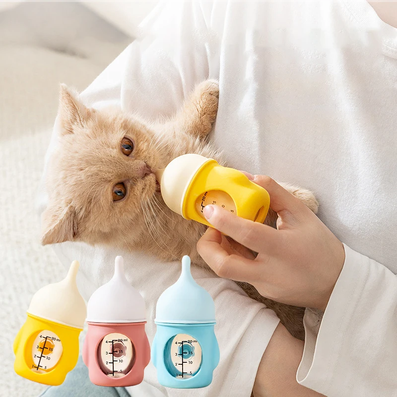 1pc, Minipet Nursing Bottle, Cat Milk Feeder With Anti-choking Design, Kitten Feeding Milk Bottle, for Newborn Pets, Pet Supplie