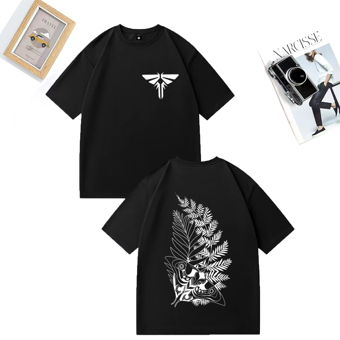 

The Last of Us T Shirt Men Woman Summer Oversized Vintage Cotton Streetwear Fashion Hip Hop Short Sleeve Unisex Tops Camiseta