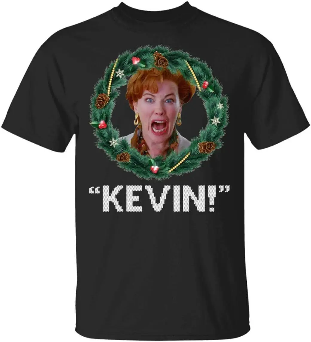 Zuhause allein kevin lustige Weihnachten T-Shirt für Familien S-5XL