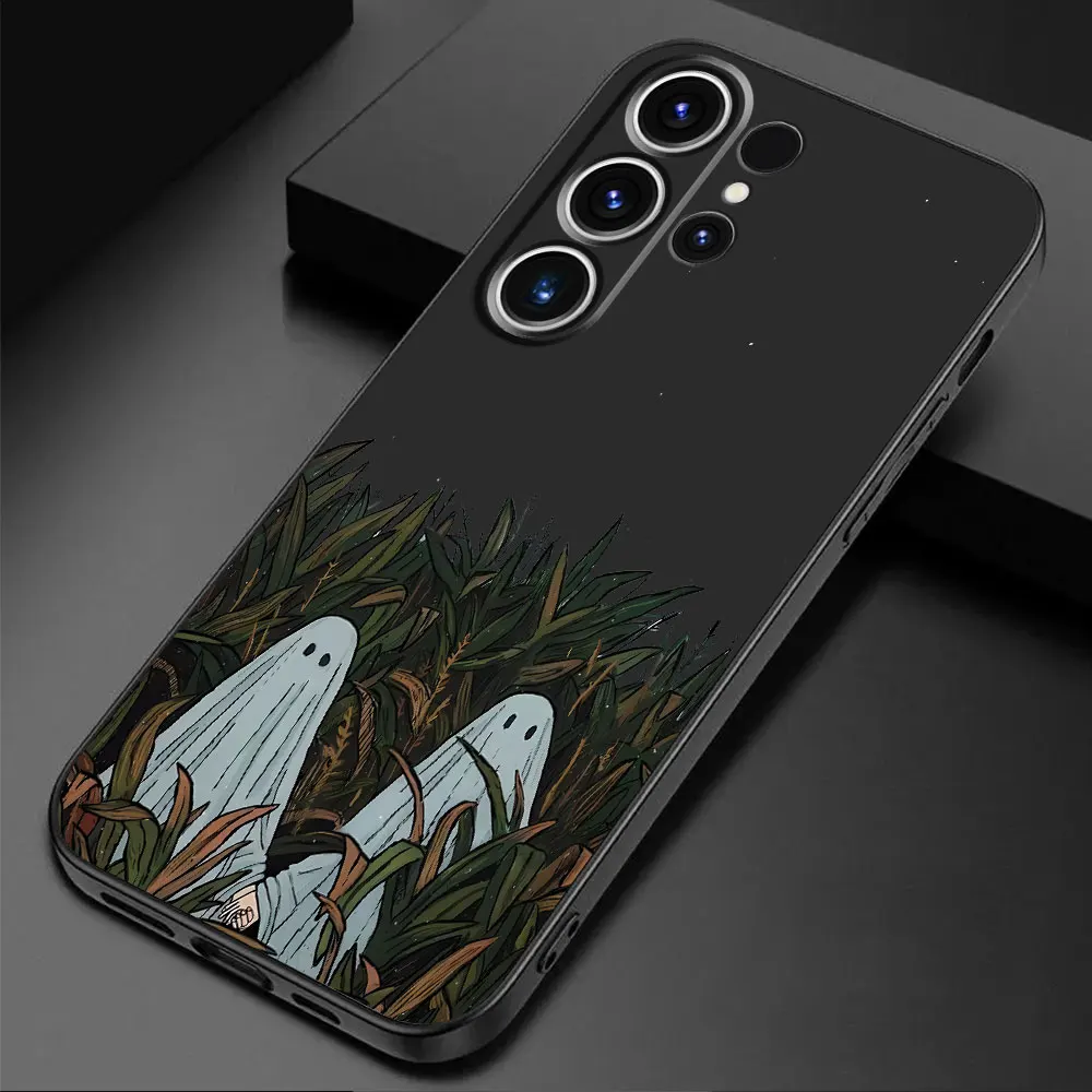 TPU Soft Coque Shockproof Cover Little Ghost Phone Case for Samsung Galaxy S22 Plus S21 5G S20 S23 Ultra S21 FE S24 Ultra S22