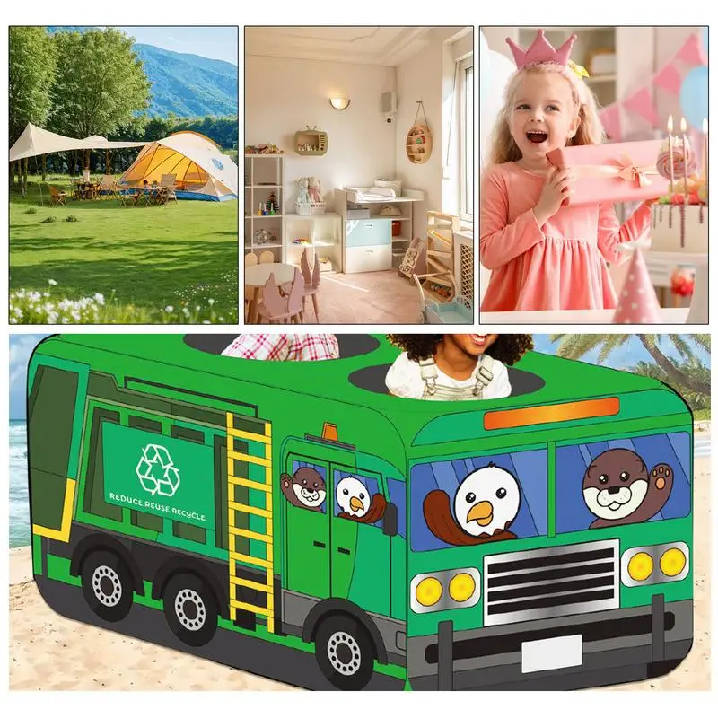 Kinderen spelen tent indoor schoolbus spelen tent voor kinderen creatieve spelen tenten voor peuter kinderen tenten indoor speelhuisje bus thema