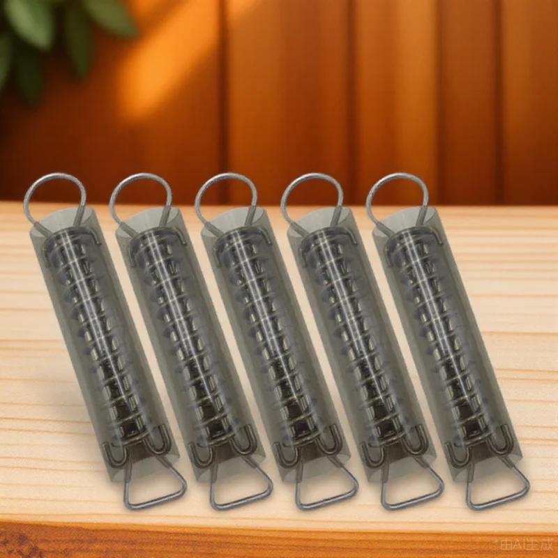 

5Sets Pool Cover Stainless Steel Springs with Protective Sleeves Heavy Duty Durable for Outdoor Pools Pool Cover Spring